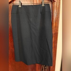 Antonio Melani navy striped pencil skirt